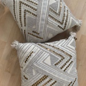 Anthropologie throw pillows